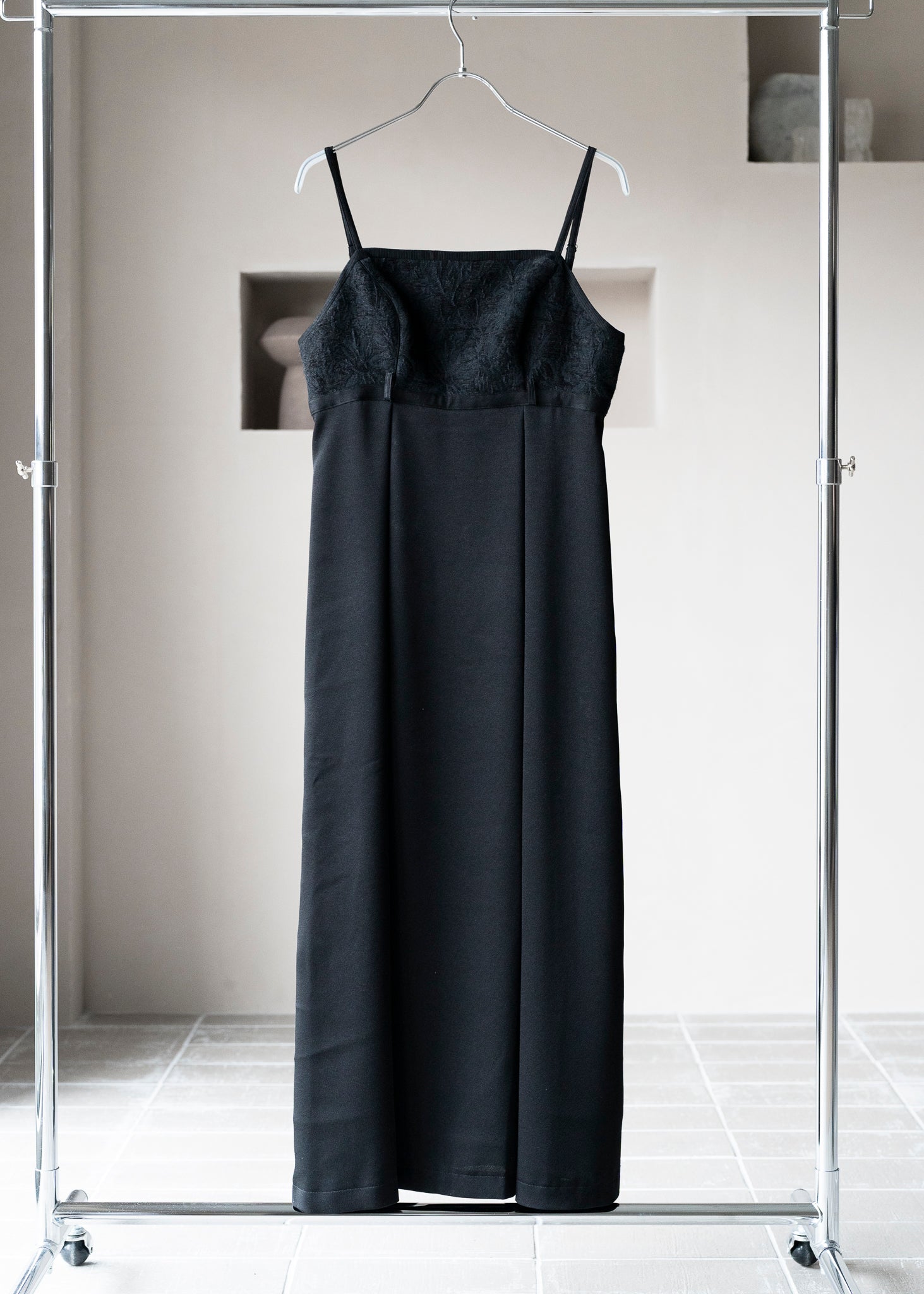Black tassel cami dress